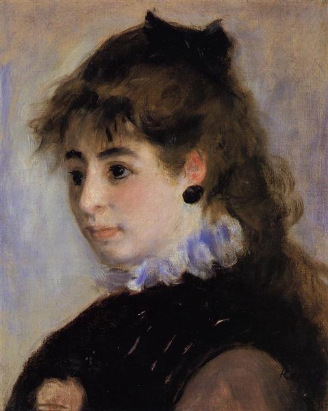 Madame Henriot by Pierre-Auguste Renoir Impressionism Art dated 1874