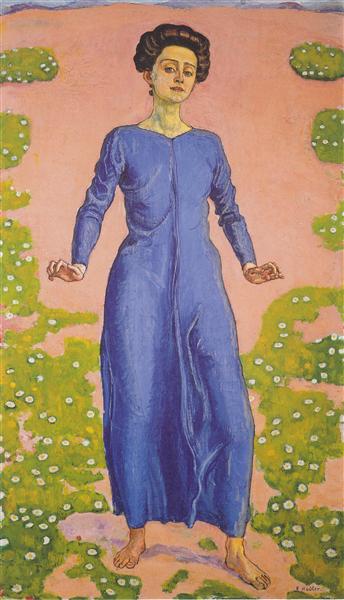 Transfiguration by Ferdinand Hodler Art Nouveau (Modern) Art dated 1906