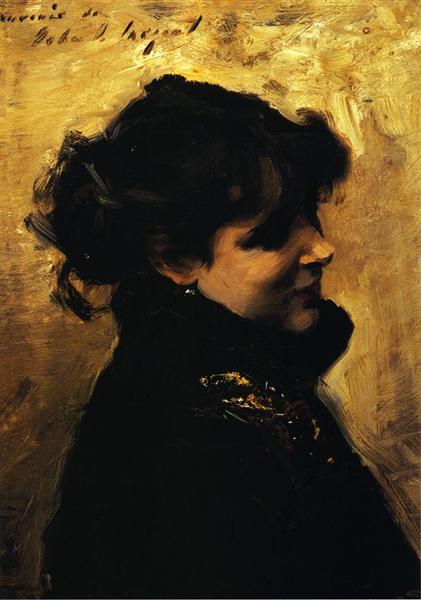 Madame Errazuriz by John Singer Sargent Realism Art dated 1882