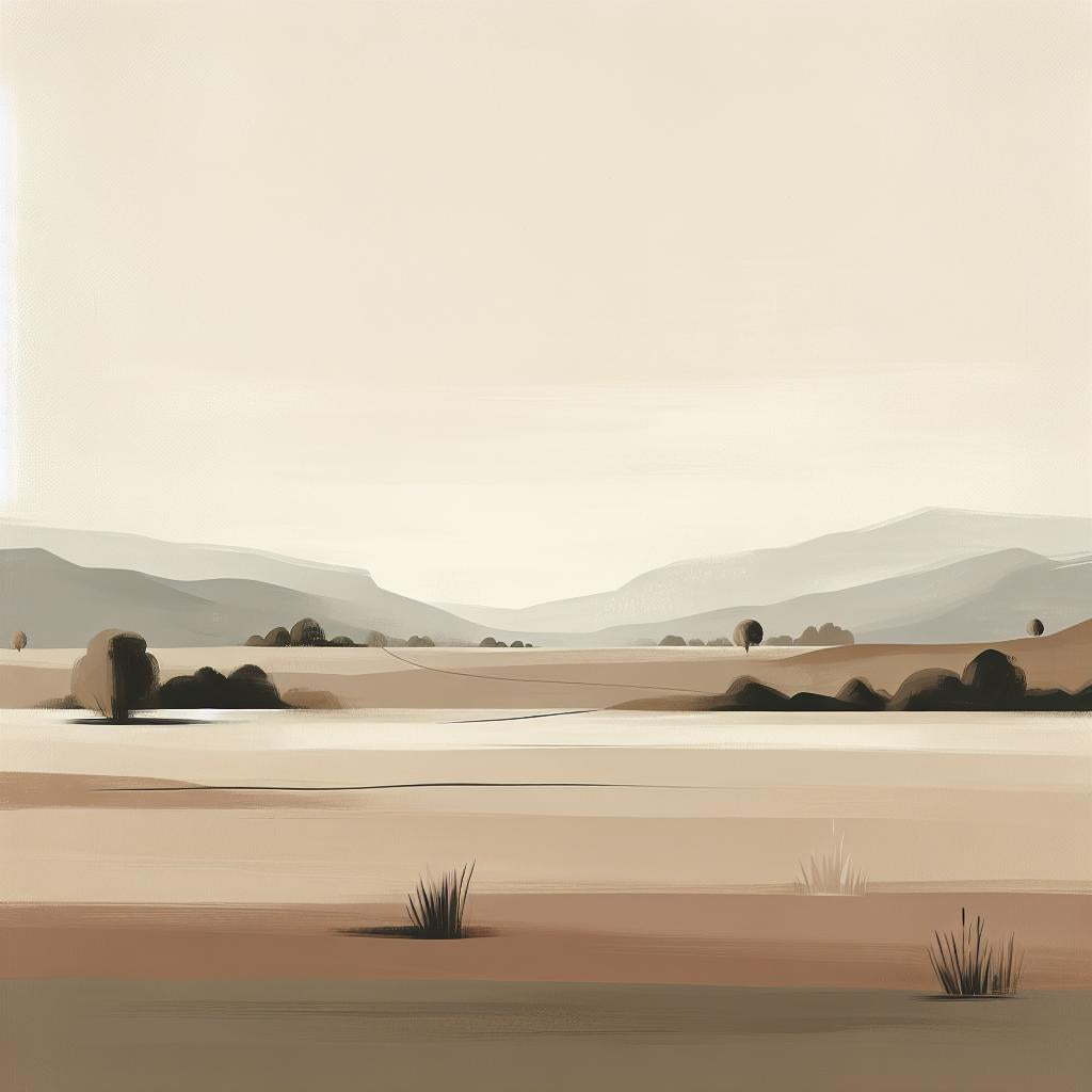 Serene Vistarum Tranquil Landscape Art