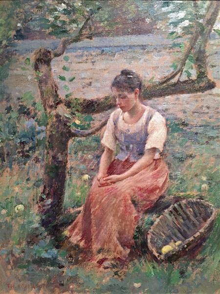 Day Dreams by Theodore Robinson Impressionism Art dated 1889