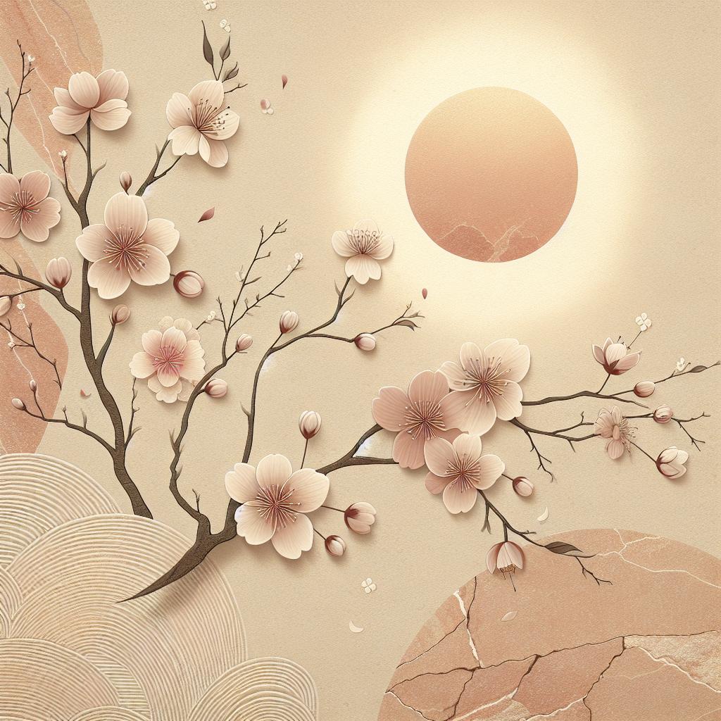 Auroralis Sakura Radiance - Japanese Inspired Art