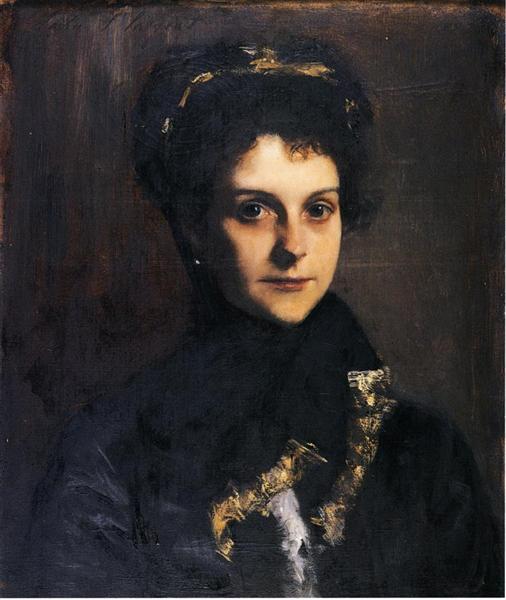 Mademoiselle Boussenet Duclos by John Singer Sargent Realism Art dated 1882