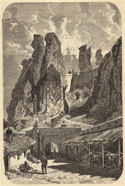 Belogradchik Fortress Inner Yard by Felix Philipp Kanitz Naturalism Art dated 1869