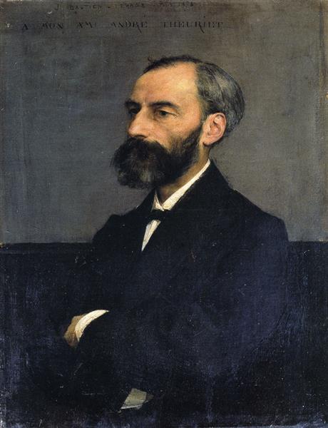 Andr&#233; Theuriet by Jules Bastien-Lepage Realism Art dated 1878