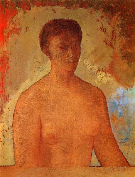 Eve by Odilon Redon Symbolism Art dated 1904