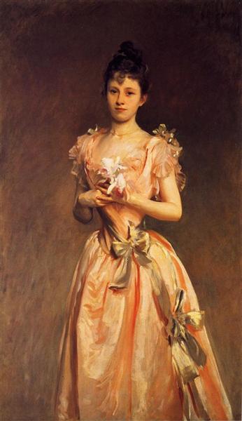 Grace Woodhouse by John Singer Sargent Realism Art dated 1890