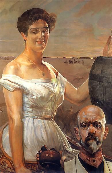 In&#160;wells by Jacek Malczewski Art Nouveau (Modern) Art