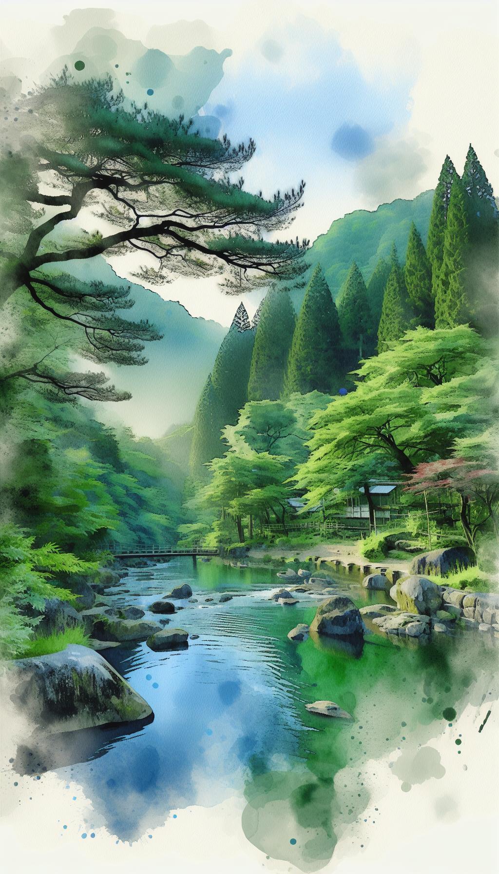 Serene NaturaZen Japanese Art