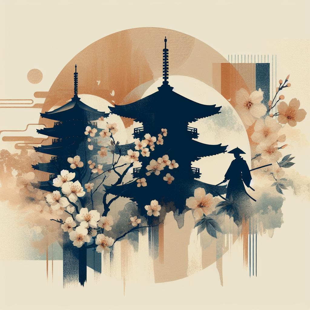 Elysian Prashanta Japanese Watercolor Art