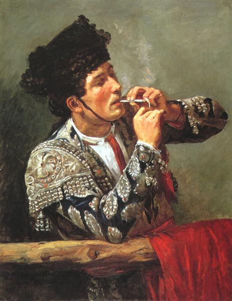 After the Bullfight by Mary Cassatt Realism Art dated 1873