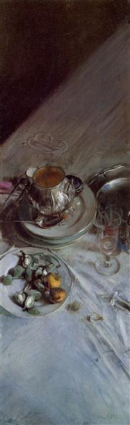 Corner of Painter’s Table by Giovanni Boldini Realism Art dated 1890