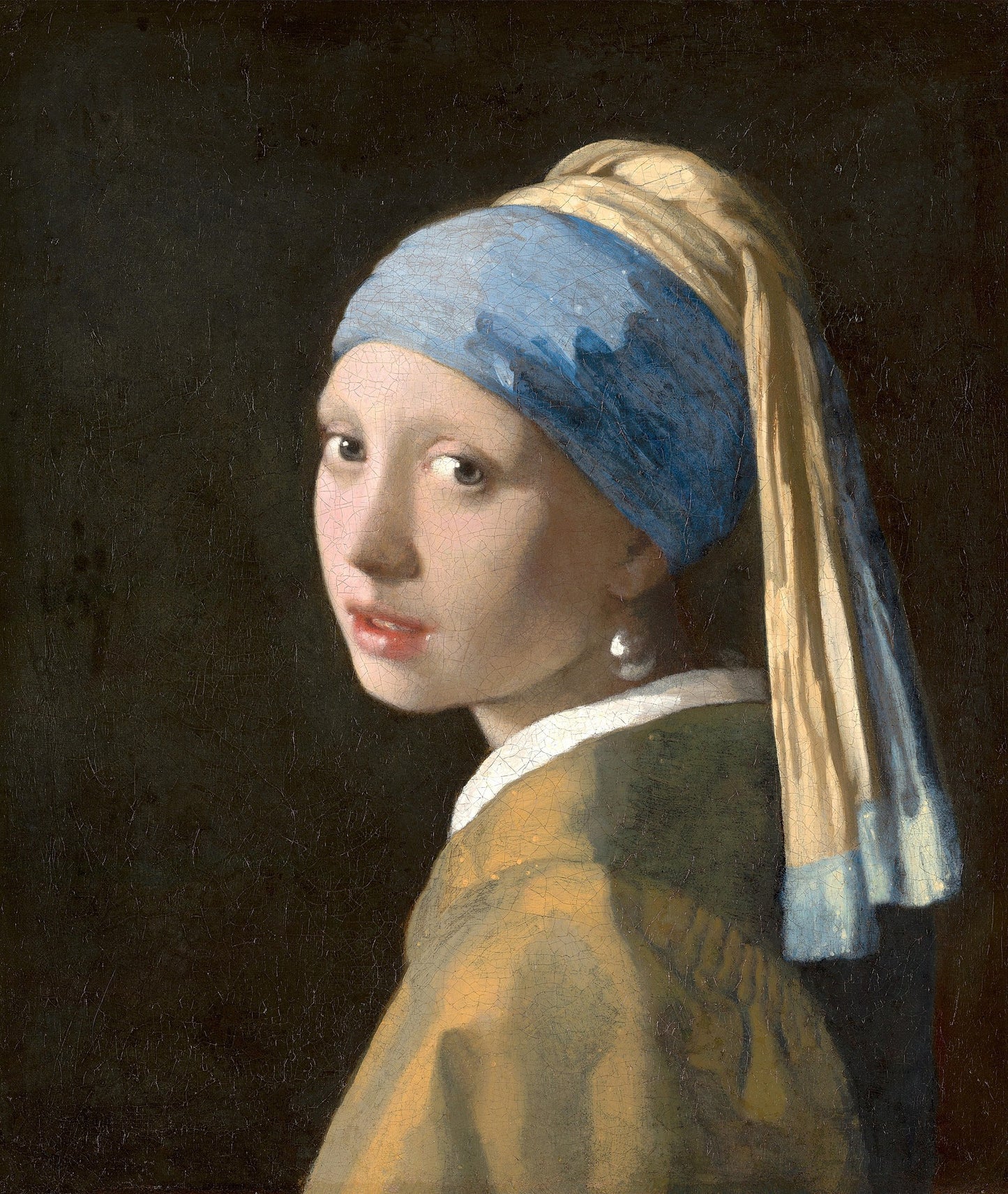 Girl with a Pearl Earring - Reprint of Johannes Vermeer's Masterpiece