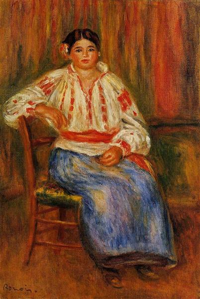 Young Roumanian by Pierre-Auguste Renoir Impressionism Art dated 1914