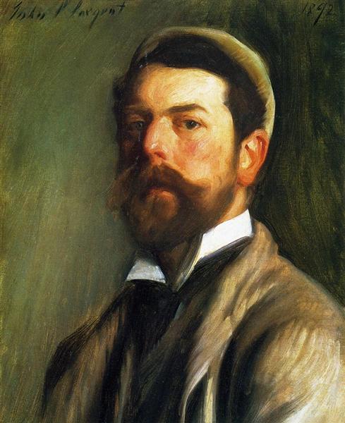 Self-Portrait by John Singer Sargent Realism Art dated 1892