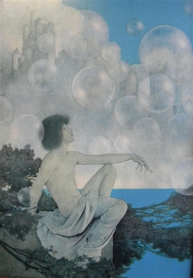 Air Castles by Maxfield Parrish Symbolism Art