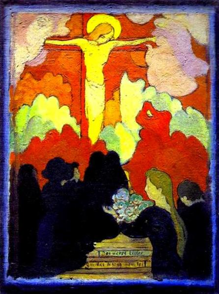 The Offertory at Calvary by Maurice Denis Post-Impressionism Art dated 1890