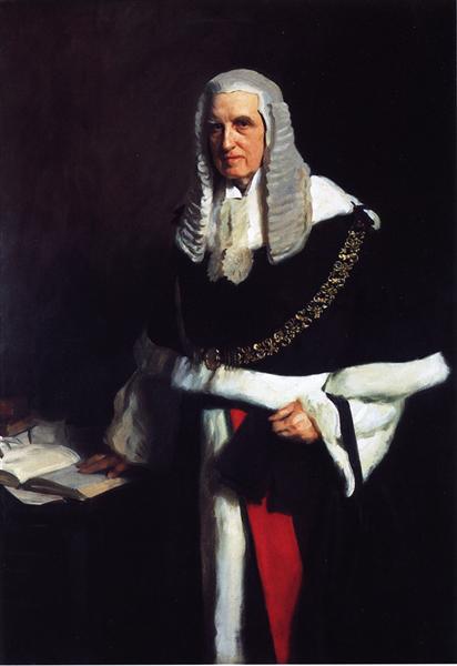 Lord Russell of Killowen by John Singer Sargent Realism Art dated 1899