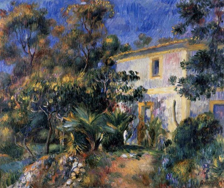 Algiers Landscape by Pierre-Auguste Renoir Impressionism Art dated 1895