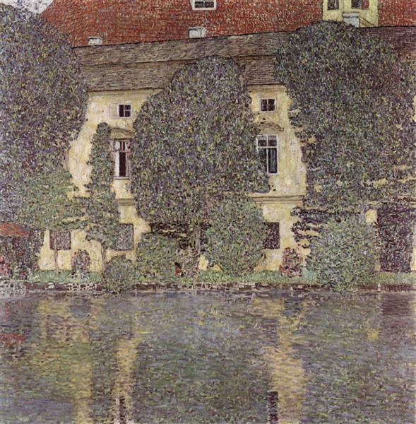 The Schloss Kammer on the Attersee, III by Gustav Klimt Art Nouveau (Modern) Art dated 1910