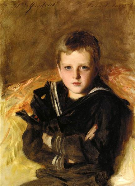 Portrait of Caspar Goodrich by John Singer Sargent Realism Art dated 1887