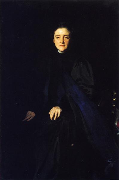 M. Carey Thomas by John Singer Sargent Realism Art dated 1899