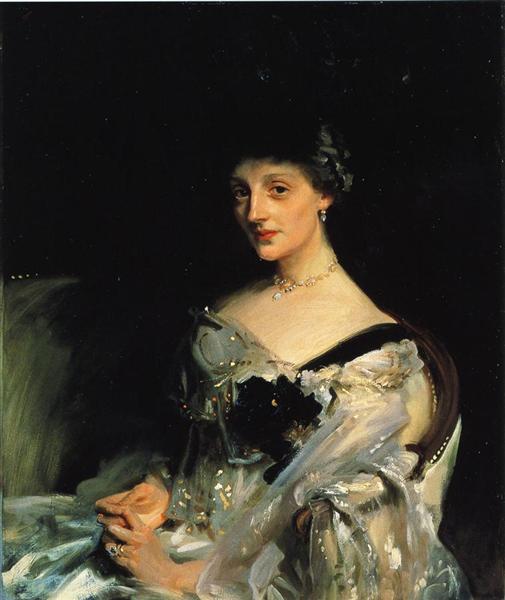 Mrs. Philip Leslie Agnew by John Singer Sargent Realism Art dated 1902