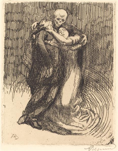 Love Consecrated by Paul-Albert Besnard Impressionism Art dated 1900