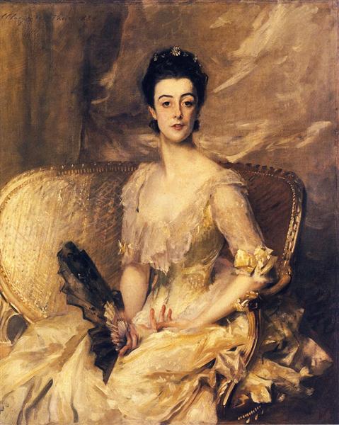 Mrs. Thomas Wodehouse Legh by John Singer Sargent Realism Art dated 1884