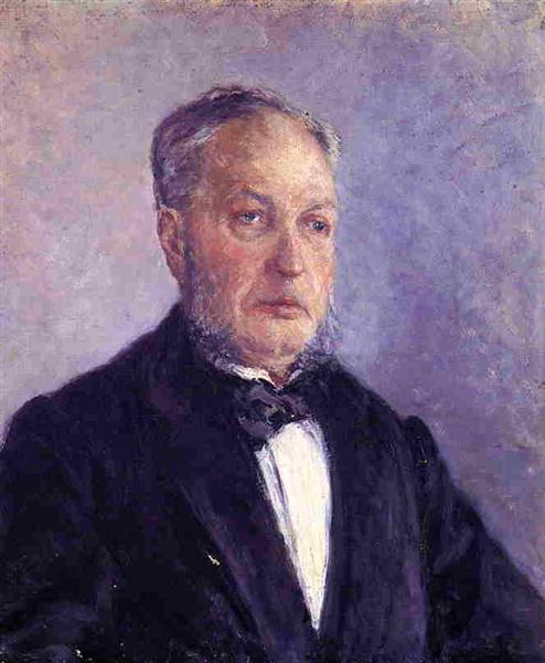 Portrait of Jean Daurelle by Gustave Caillebotte Impressionism Art dated 1885