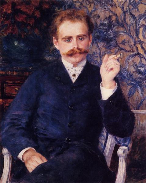 Albert Cahen d`Anvers by Pierre-Auguste Renoir Impressionism Art dated 1881