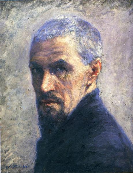 Self-Portrait by Gustave Caillebotte Impressionism Art dated 1892