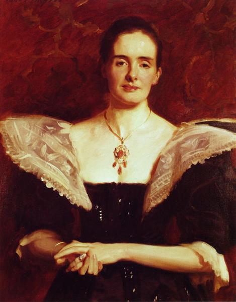 Mrs. William Russell Cooke by John Singer Sargent Realism Art dated 1895