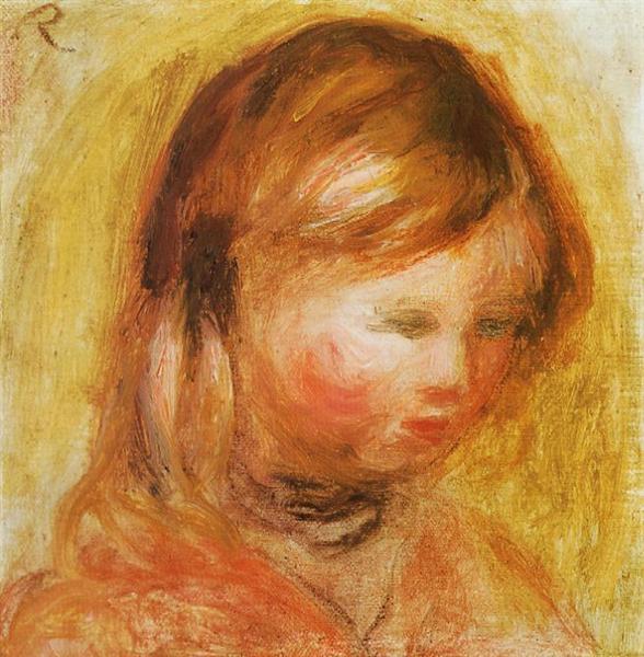 Young Girl by Pierre-Auguste Renoir Impressionism Art dated 1905