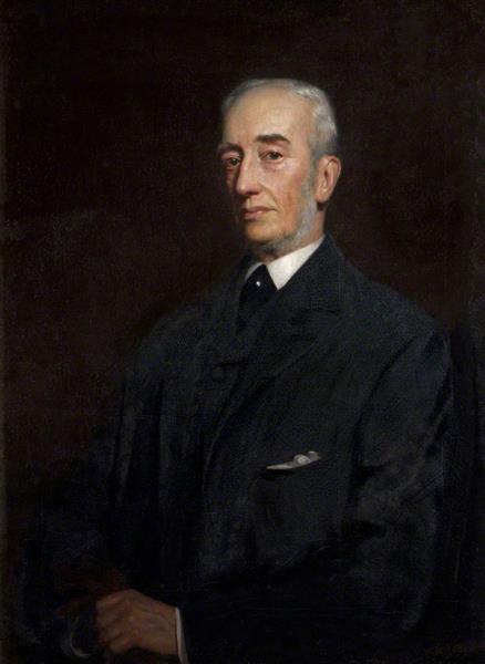 The Reverend Alfred Nathaniel Holden Curzon by William Logsdail Realism Art dated 1909