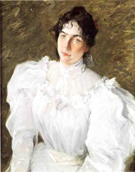 Portrait of Virginia Gerson by William Merritt Chase Impressionism Art