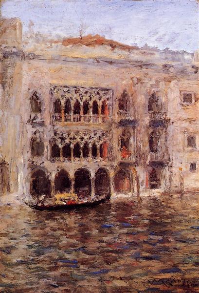 Venice by William Merritt Chase Impressionism Art dated 1913