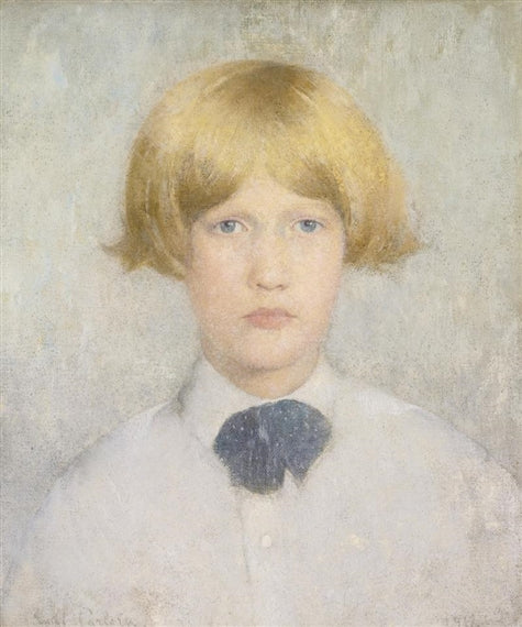 Portrait of Dines by Emil Carlsen Impressionism Art