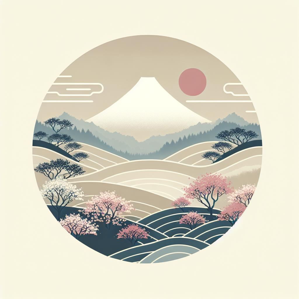 Serenus Nihon Artisanale: Tranquil Japanese Landscape