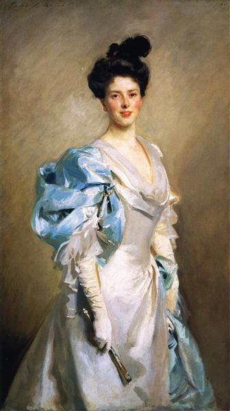 Mrs. Joseph Chamberlain by John Singer Sargent Realism Art dated 1902