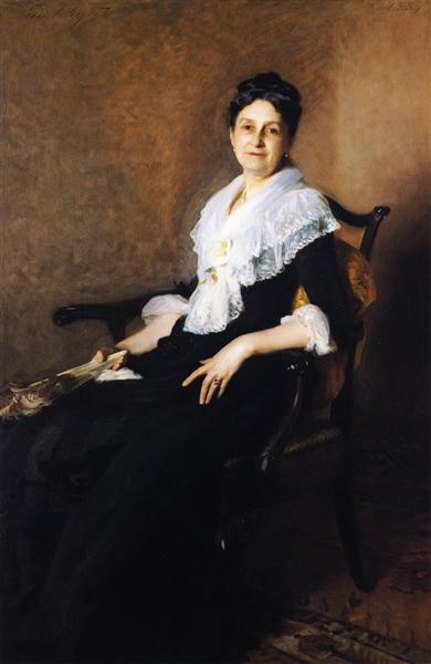 Mrs. Henry Marquand by John Singer Sargent Realism Art dated 1887