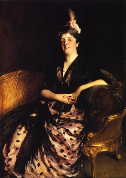 Mrs. Edward Darley Boit by John Singer Sargent Realism Art dated 1888