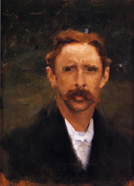 My Friend Chadwick by John Singer Sargent Realism Art dated 1880