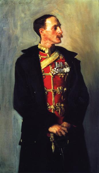 Colonel Ian Hamilton by John Singer Sargent Realism Art dated 1898