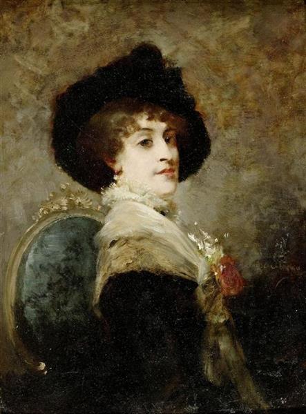 Portrait of a Parisian Lady by Louise Abb&#233;ma