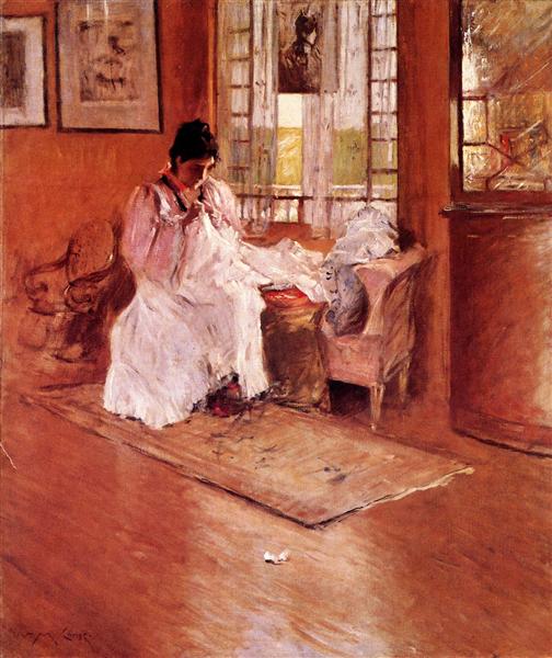 For the Little One, aka Hall at Shinnecock by William Merritt Chase Impressionism Art