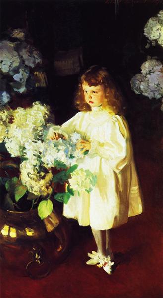 Helen Sears by John Singer Sargent Realism Art dated 1895