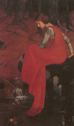 Melisande by Marianne Stokes Art Nouveau (Modern) Art