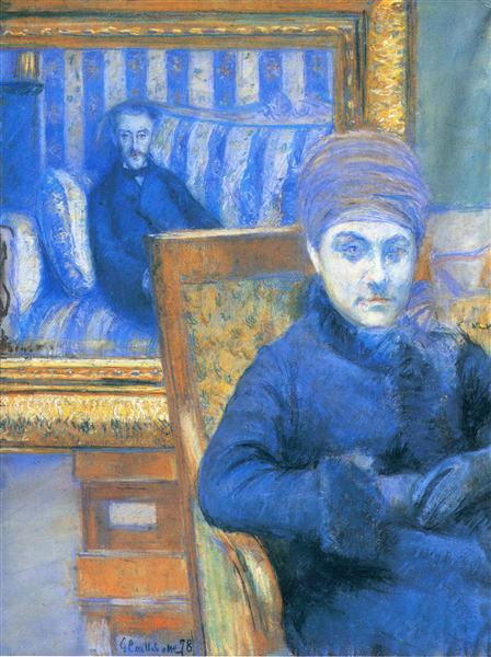 Portrait of Madame X... by Gustave Caillebotte Impressionism Art dated 1878