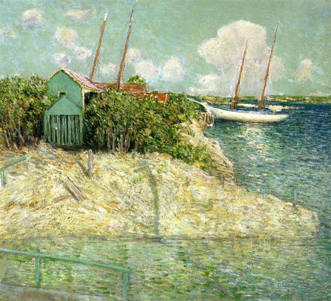 Nassau, Bahamas by Julian Alden Weir Impressionism Art dated 1913